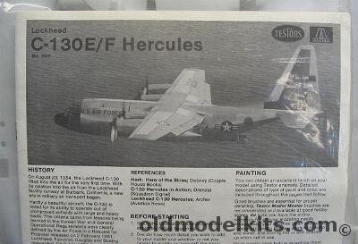Testors 1/72 Lockheed C-130 E/F Hercules Factory Bagged, 695 plastic model kit